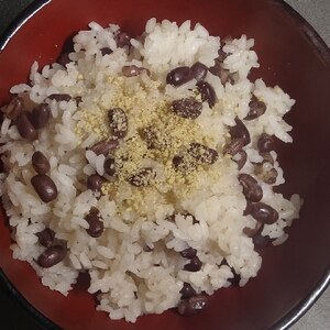 小豆の炊き込みご飯